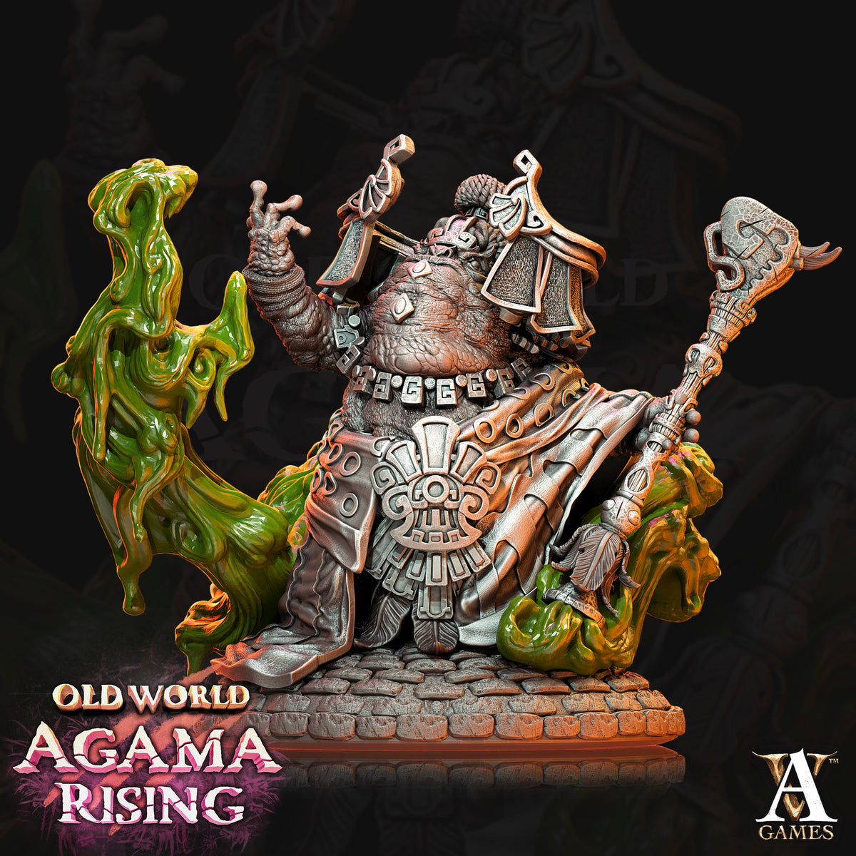 Acolytes of Ziskal Fantasy Miniatures - 3D printed miniature detail view