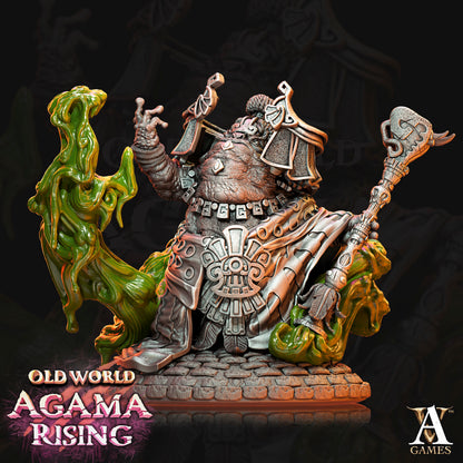 Acolytes of Ziskal Fantasy Miniatures - 3D printed miniature detail view