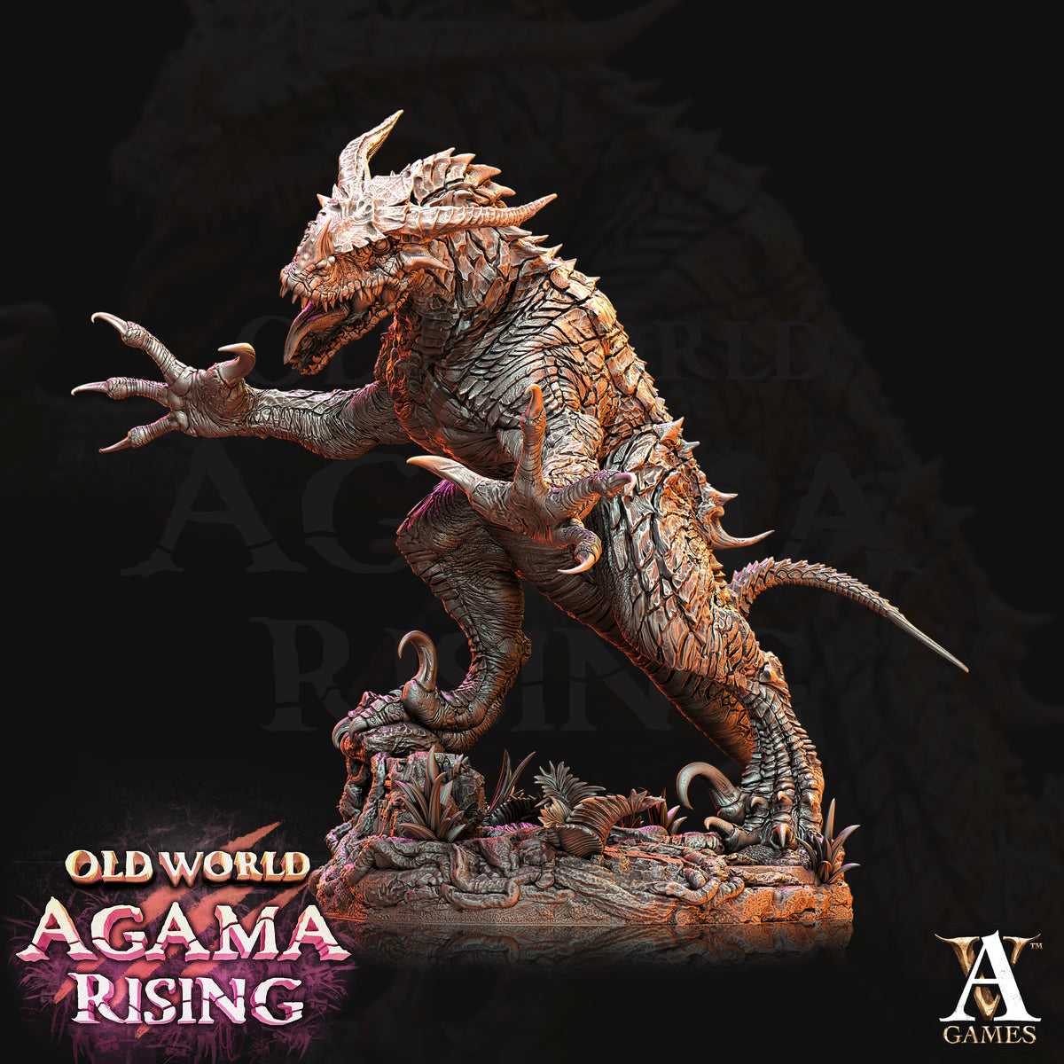 Fleshripper Scion of Ziskal Fantasy Miniatures - resin tabletop miniature front view