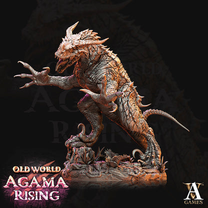 Fleshripper Scion of Ziskal Fantasy Miniatures - resin tabletop miniature front view