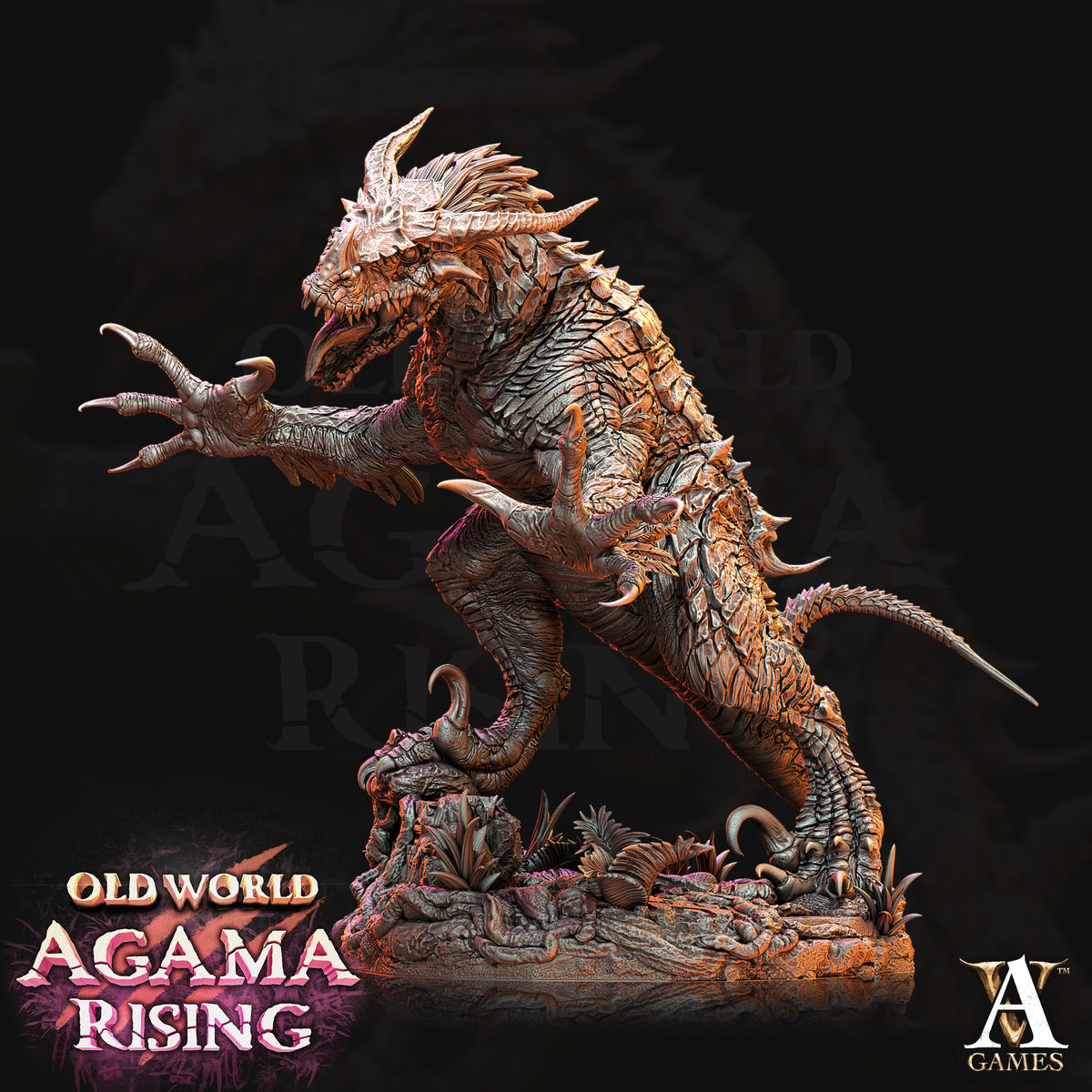 Fleshripper Scion of Ziskal Fantasy Miniatures - resin tabletop miniature alternate angle