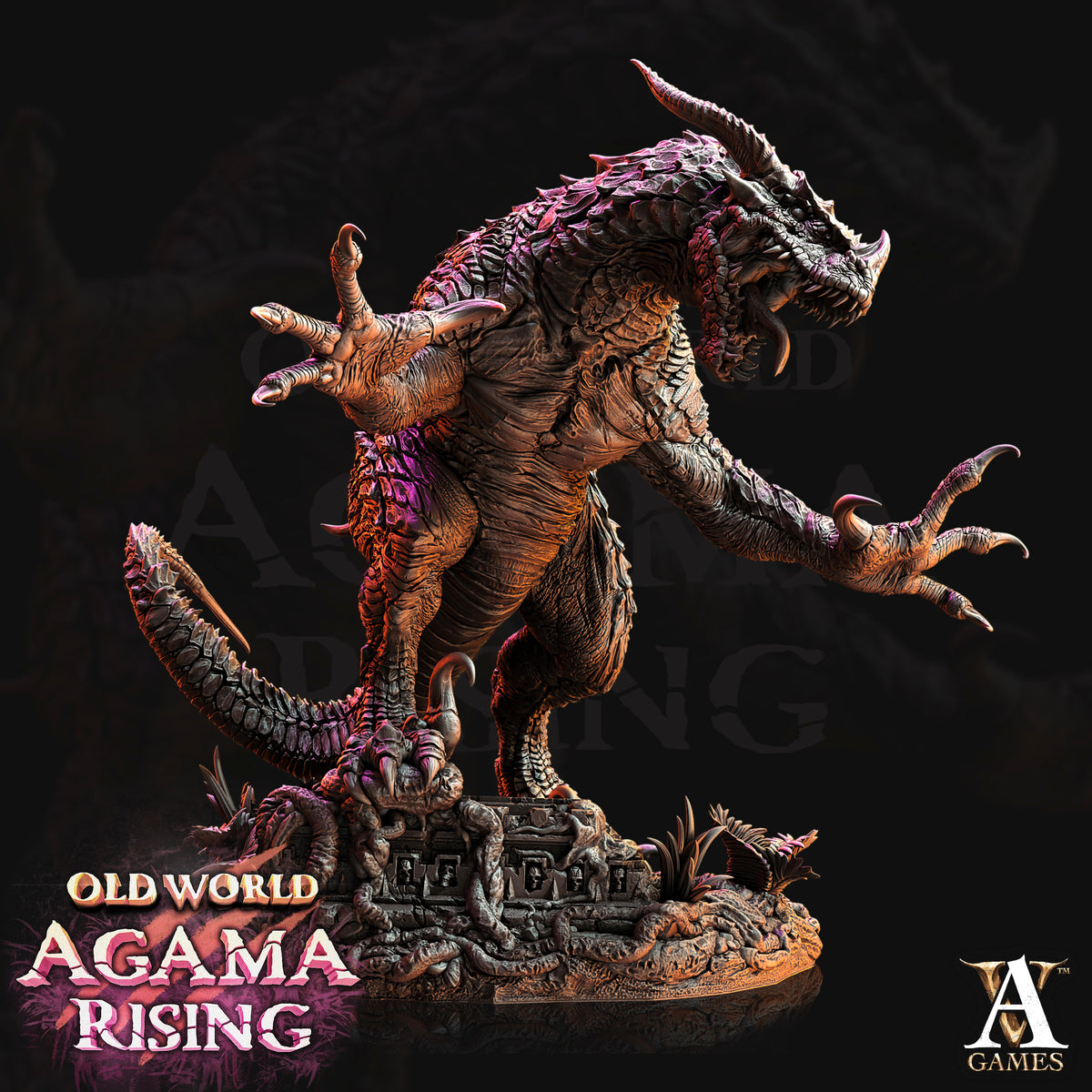 Fleshripper Scion of Ziskal Fantasy Miniatures - paintable tabletop miniature product view