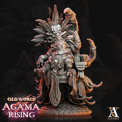 High Priest of Ziskal Fantasy Miniatures - resin tabletop miniature alternate angle