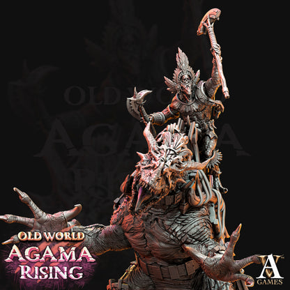 Mankutter Fleshripper Rider Fantasy Miniatures - paintable tabletop miniature product view