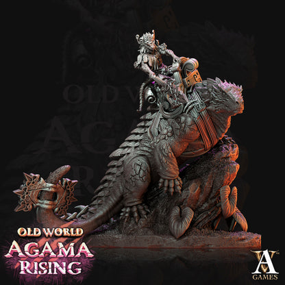 Mato Riders Fantasy Miniatures - 3D printed miniature detail view