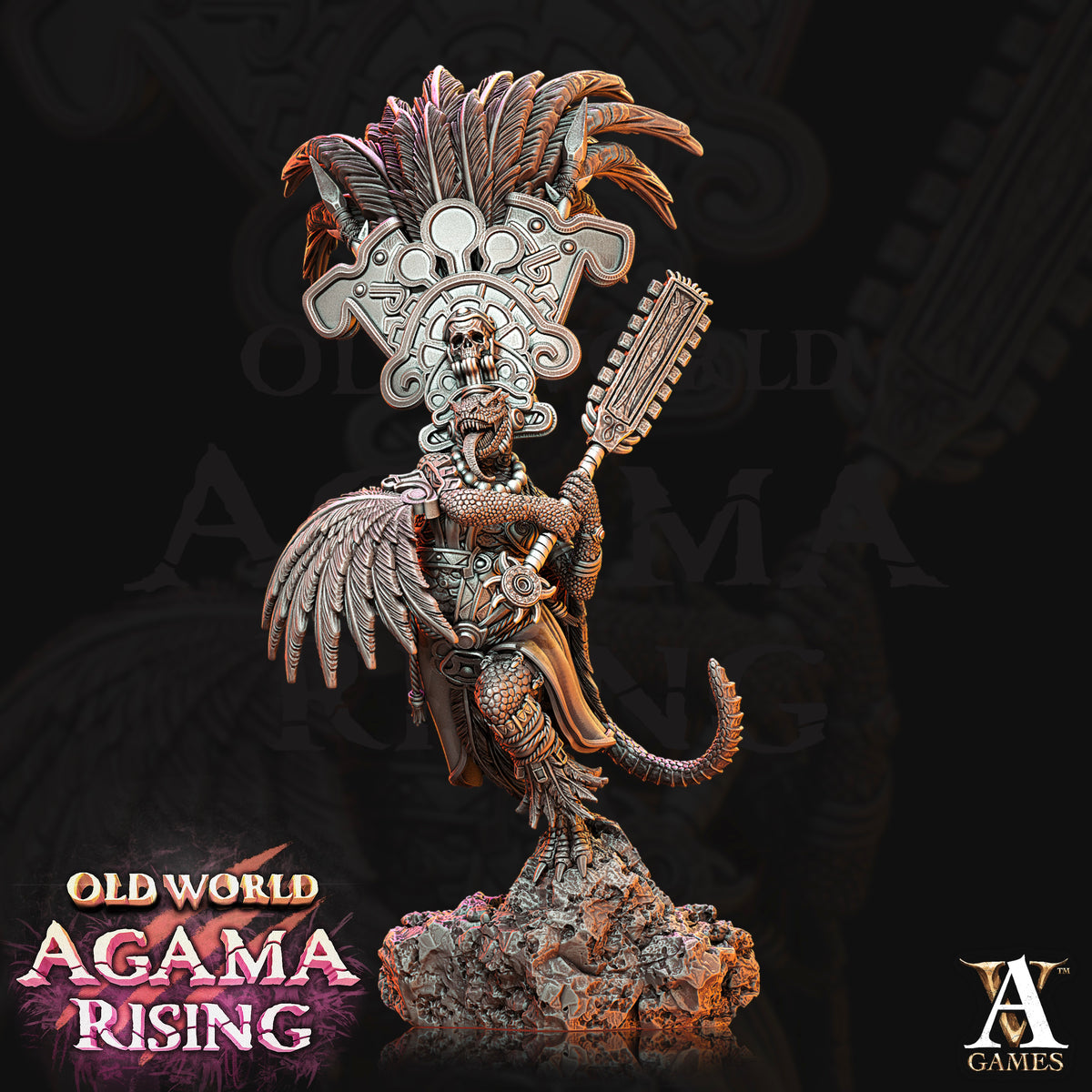Agama Sundancers Fantasy Miniatures - resin tabletop miniature front view