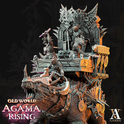 Titanoceratus Warband Fantasy Miniatures - resin tabletop miniature front view