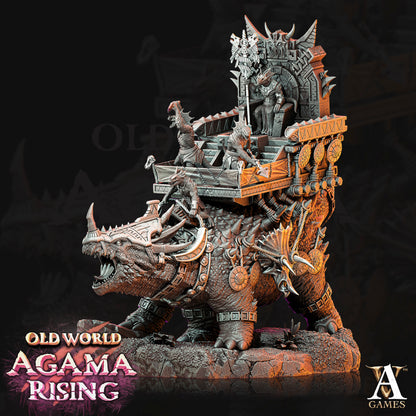 Titanoceratus Warband Fantasy Miniatures - resin tabletop miniature alternate angle
