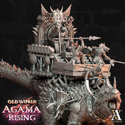 Titanoceratus Warband Fantasy Miniatures - 3D printed miniature detail view