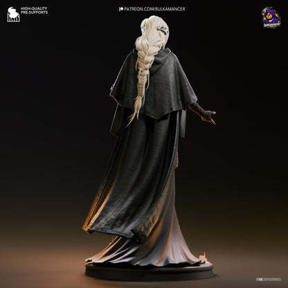Fire Keeper Figure - Dark Souls 3 - 3D printed miniature detail view