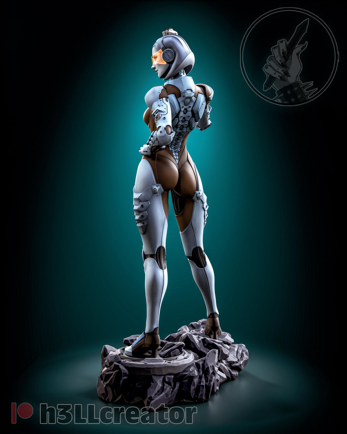 EDI Figure - Mass Effect - resin tabletop miniature alternate angle