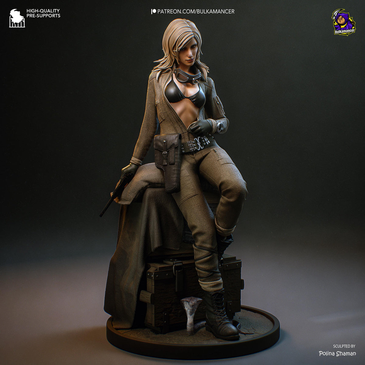 EVA Metal Gear Solid Delta Snake Eater Figure - resin miniature view 5