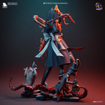 American McGee's Alice Figure - resin tabletop miniature alternate angle