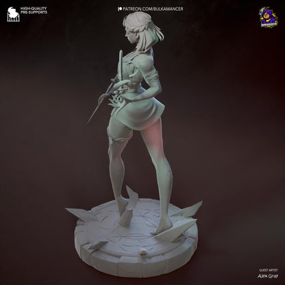 Melinoe Figure - Hades - paintable tabletop miniature product view