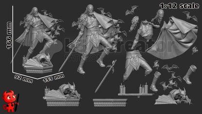 Strahd von Zarovich Curse of Strahd Figure - resin miniature view 7
