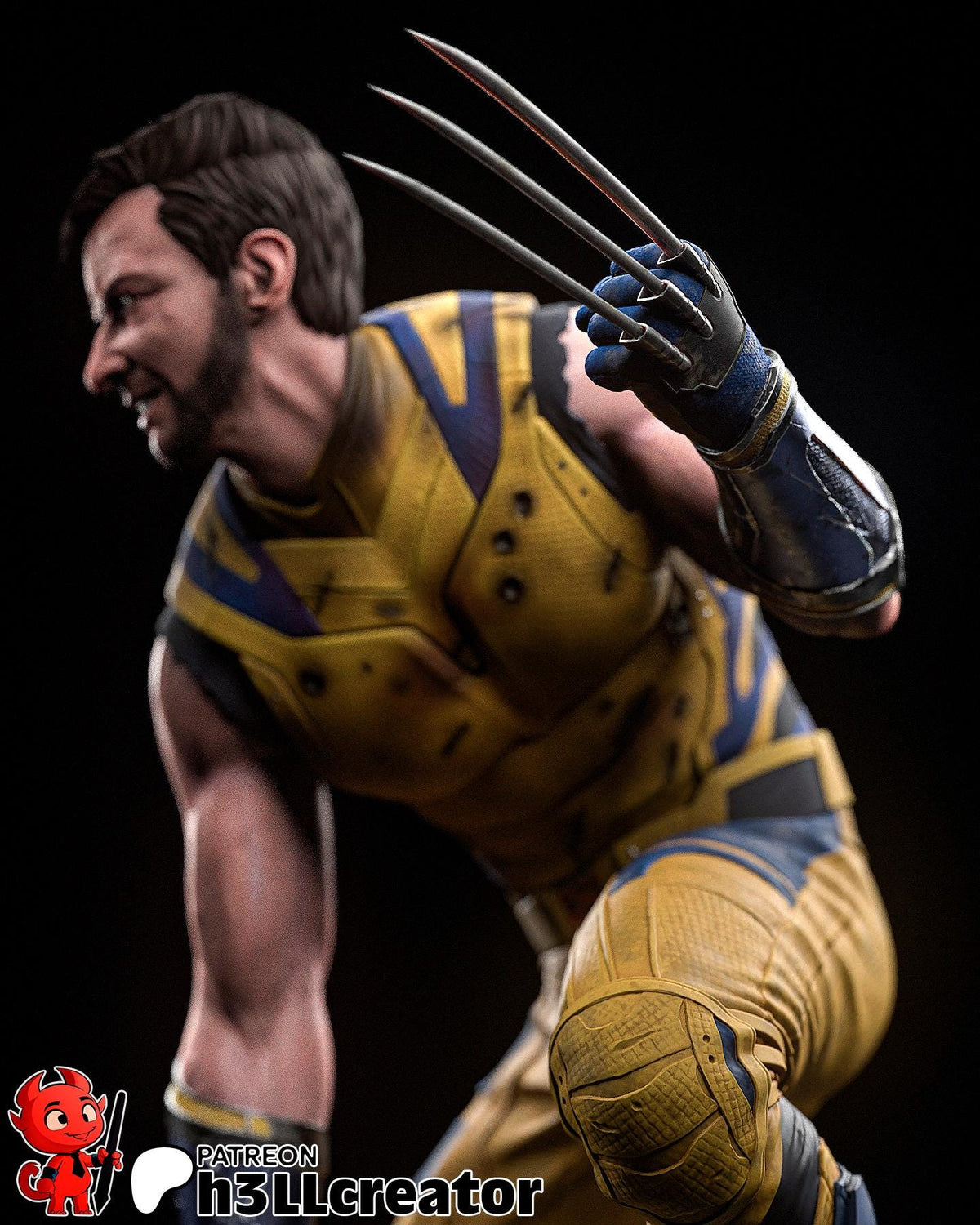 Wolverine Figure - resin miniature view 7