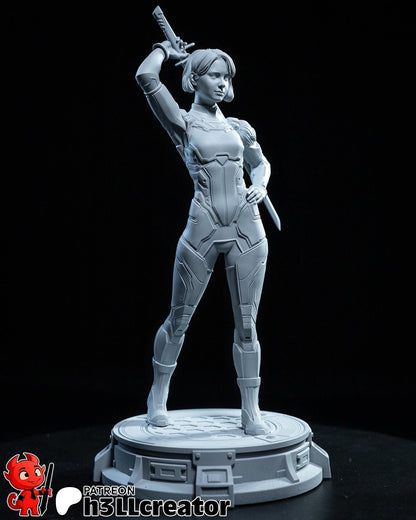 Mio Split Fiction Figure - resin miniature view 5