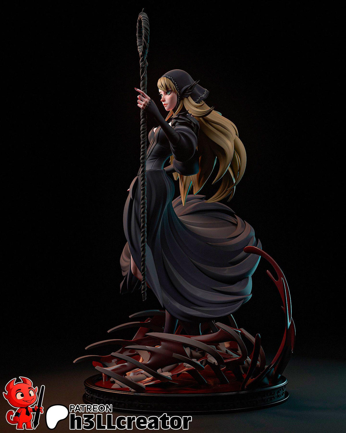 Marcille Figure - Delicious in Dungeon - resin tabletop miniature alternate angle