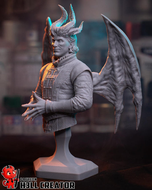 Raphael Bust - Baldur's Gate 3 - resin tabletop miniature alternate angle