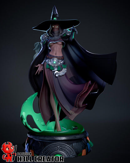 Hecate 2 Figure - Hades - resin tabletop miniature alternate angle