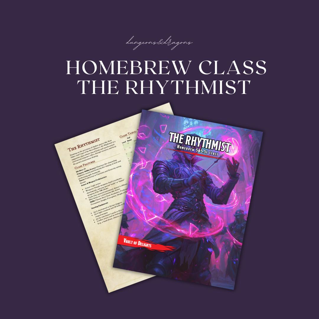 Rhythmist Homebrew Class Guide - digital download preview