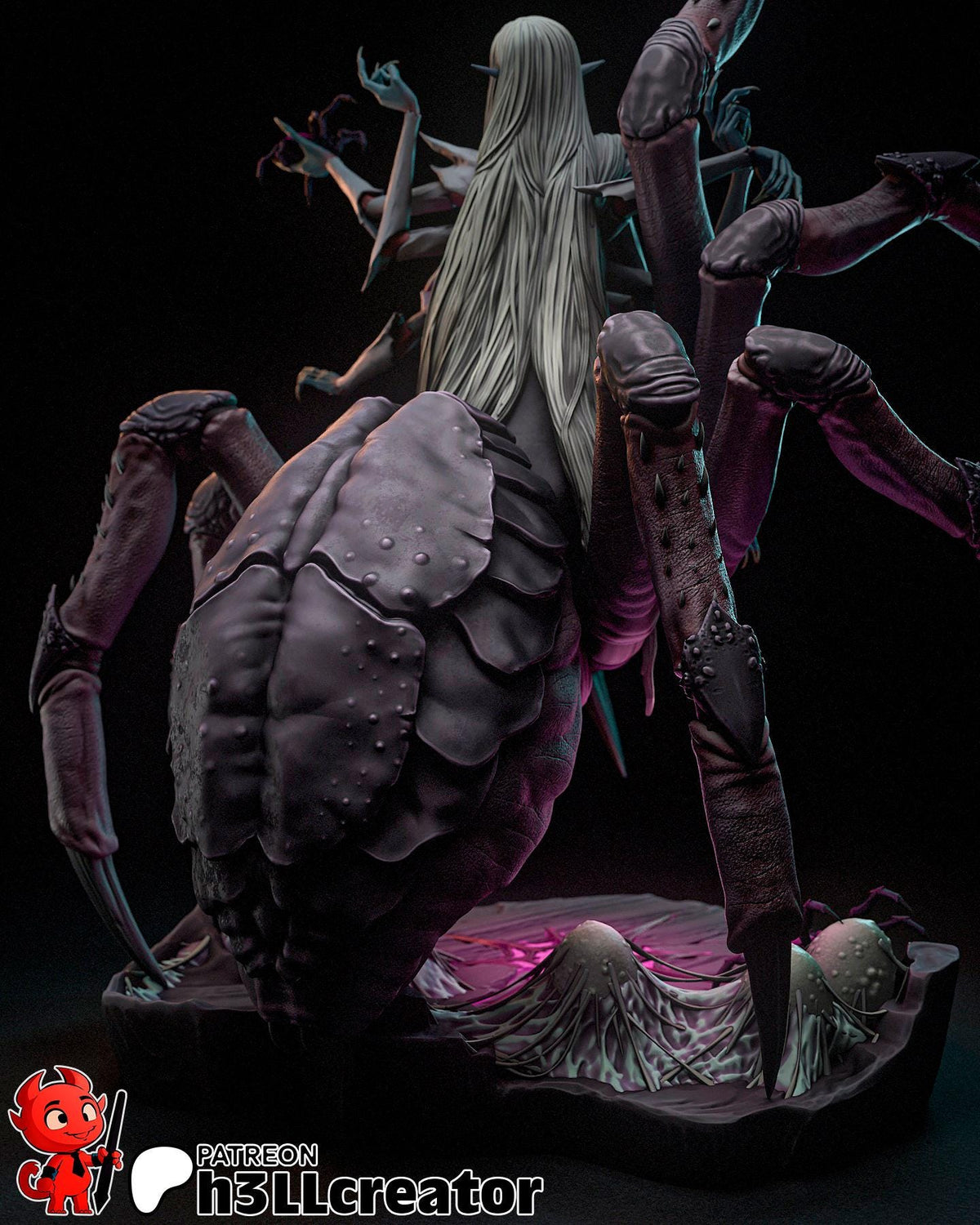 Lolth Figure - Baldur's Gate 3 - resin miniature view 7