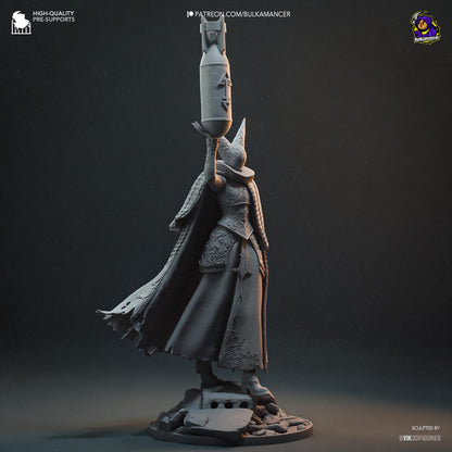 Artillery Witch Trench Crusade Figure - paintable tabletop miniature product view