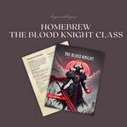 Homebrew The Blood Knight Class Guide - digital download preview