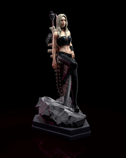 Trish Devil May Cry 4 Figure - resin tabletop miniature front view