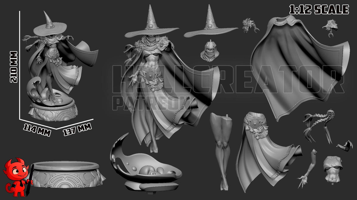 Hecate 2 Figure - Hades - resin miniature view 8