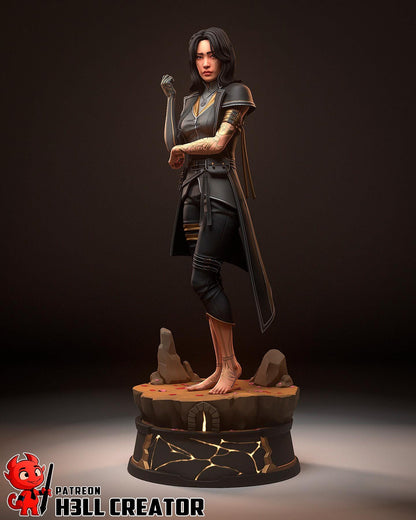 Lune Figure - Clair Obscur: Expedition 33 - resin tabletop miniature front view