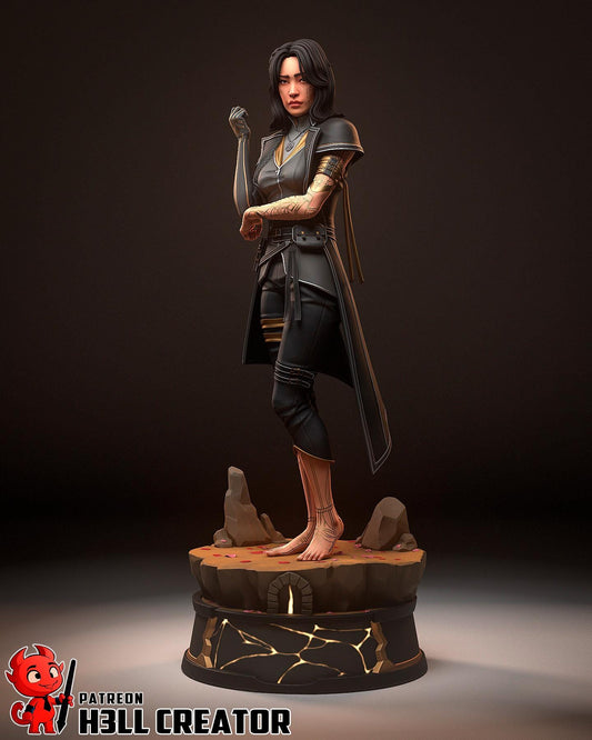 Lune Figure - Clair Obscur: Expedition 33 - resin tabletop miniature front view
