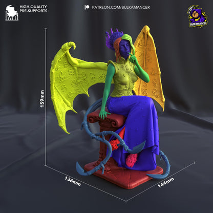 Nocticula Figure - Wrath of the Righteous - resin miniature view 7