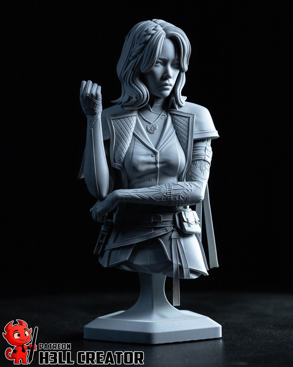 Lune Bust - Clair Obscur: Expedition 33 - resin miniature view 5