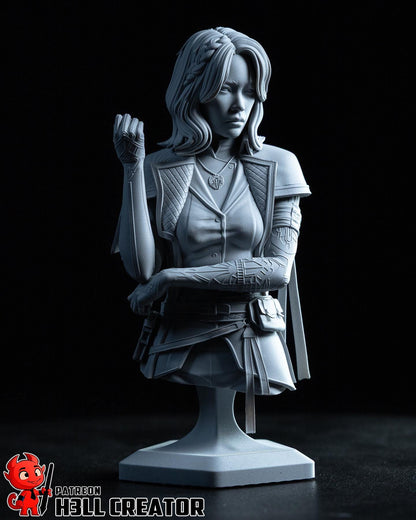 Lune Bust - Clair Obscur: Expedition 33 - resin miniature view 5