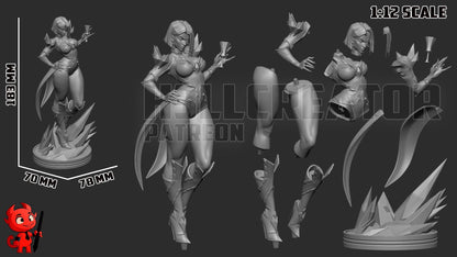 Emma Frost Figure - Marvel Rivals - resin miniature view 8
