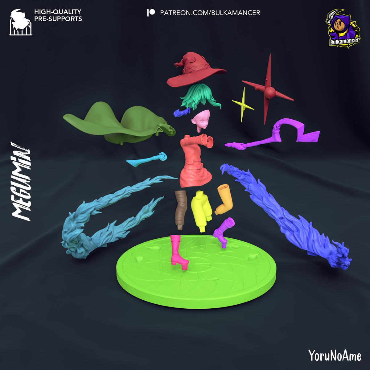 Megumin Figure - Konosuba - resin miniature view 8