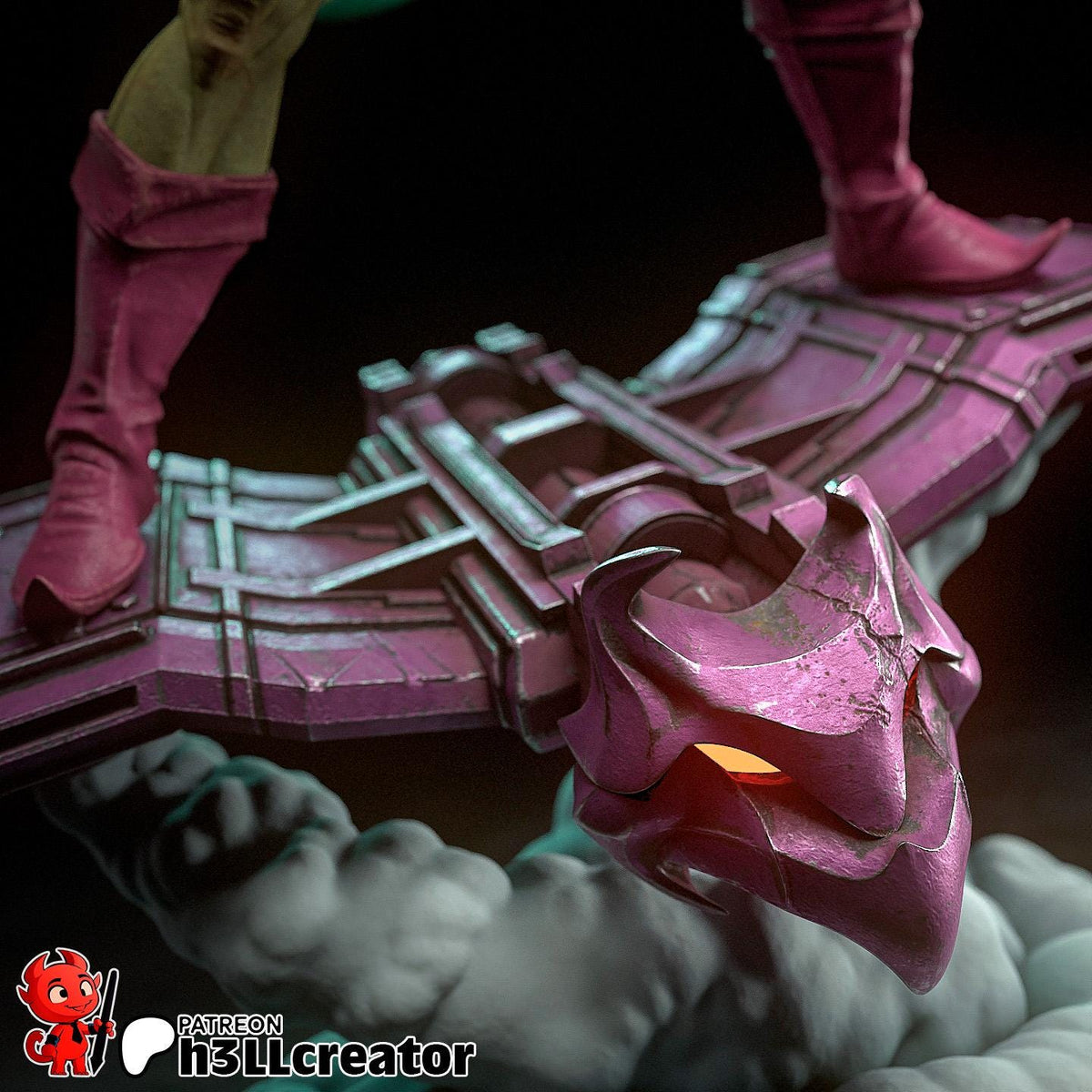 Green Goblin Figure - Spider-Man - resin miniature view 6