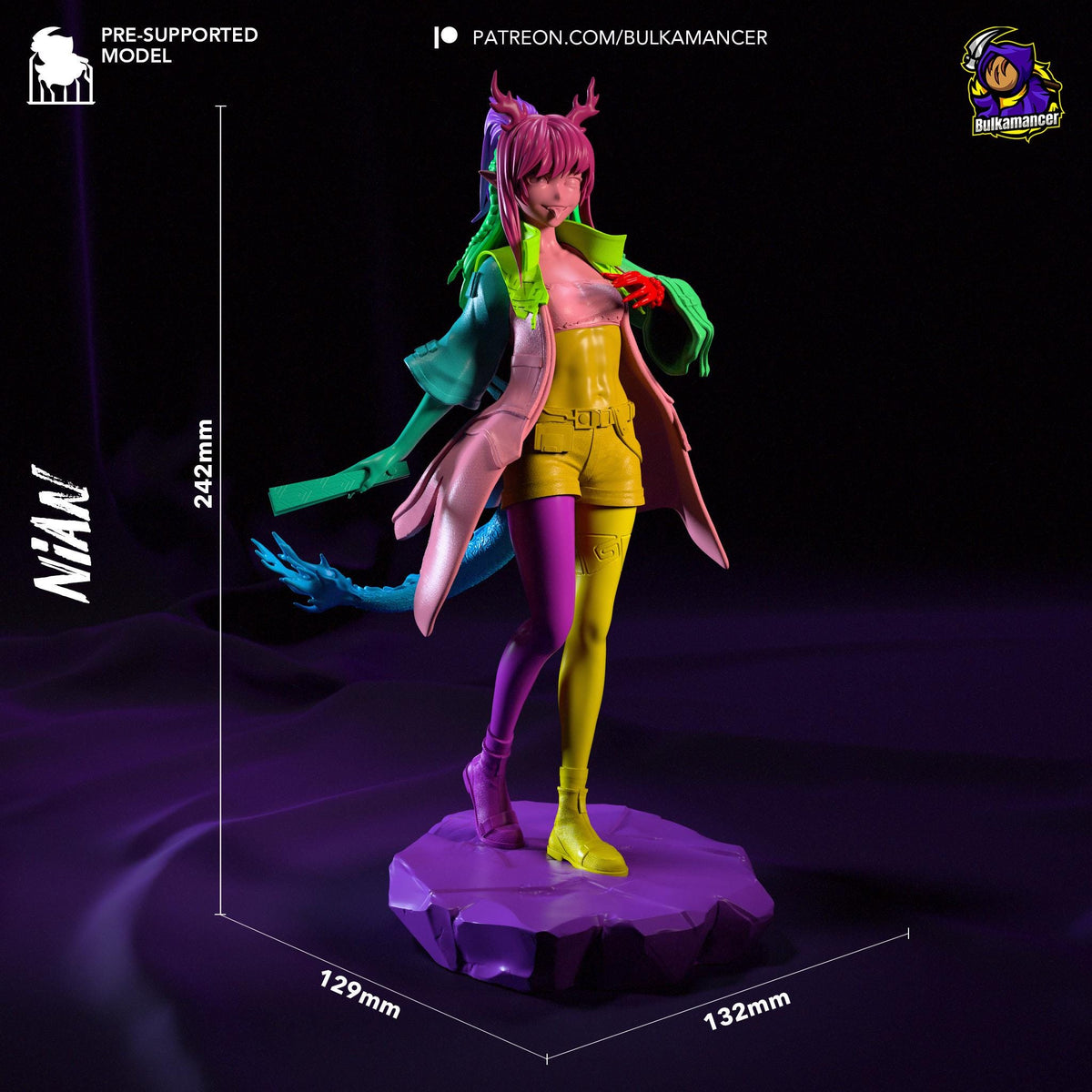 Nian Arknights Figure - resin miniature view 5