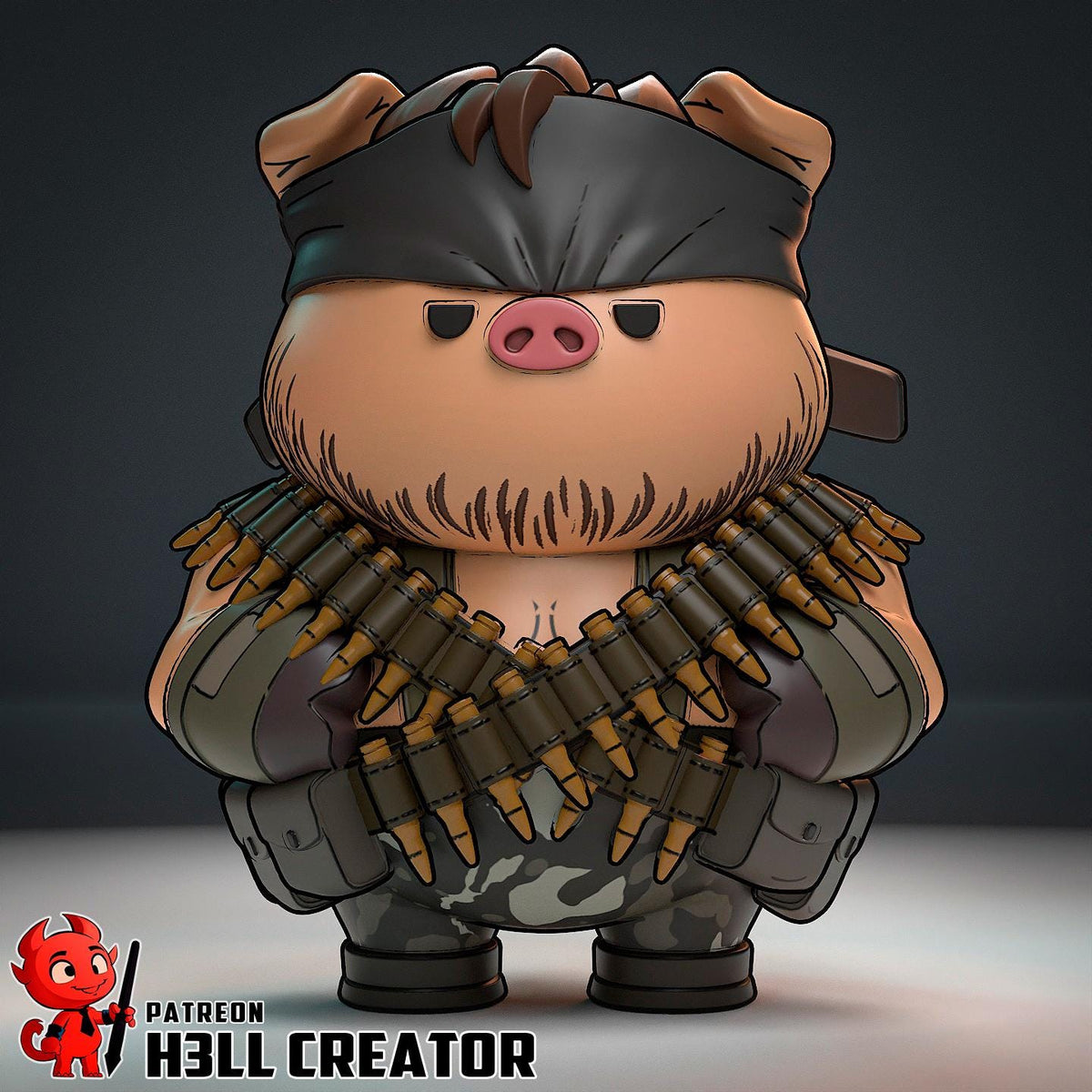 Solid Snake Metal Gear Solid Chibi Figure - resin miniature view 5