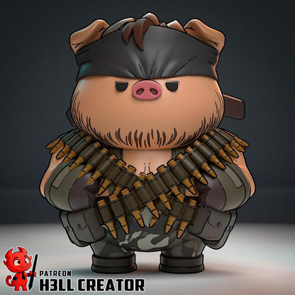 Solid Snake Metal Gear Solid Chibi Figure - resin miniature view 5