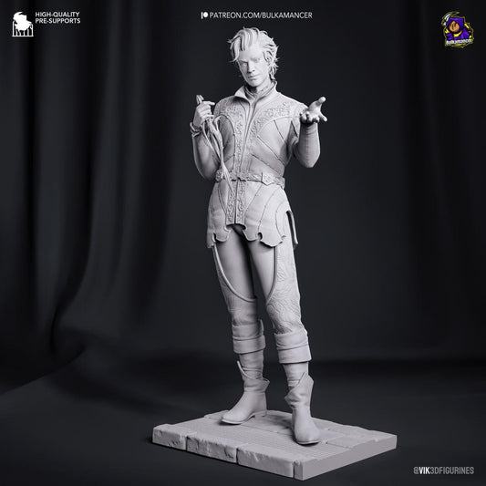 Astarion Figure - Baldur's Gate 3 - resin tabletop miniature alternate angle