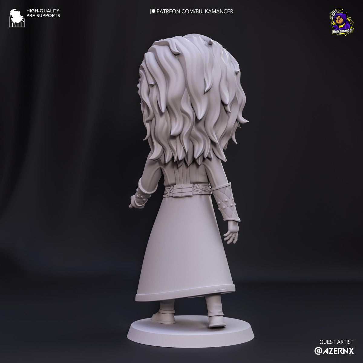 Gale Chibi Figure - Baldur’s Gate 3 - resin miniature view 6