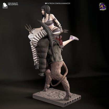Haru Dorohedoro Figure - 3D printed miniature detail view