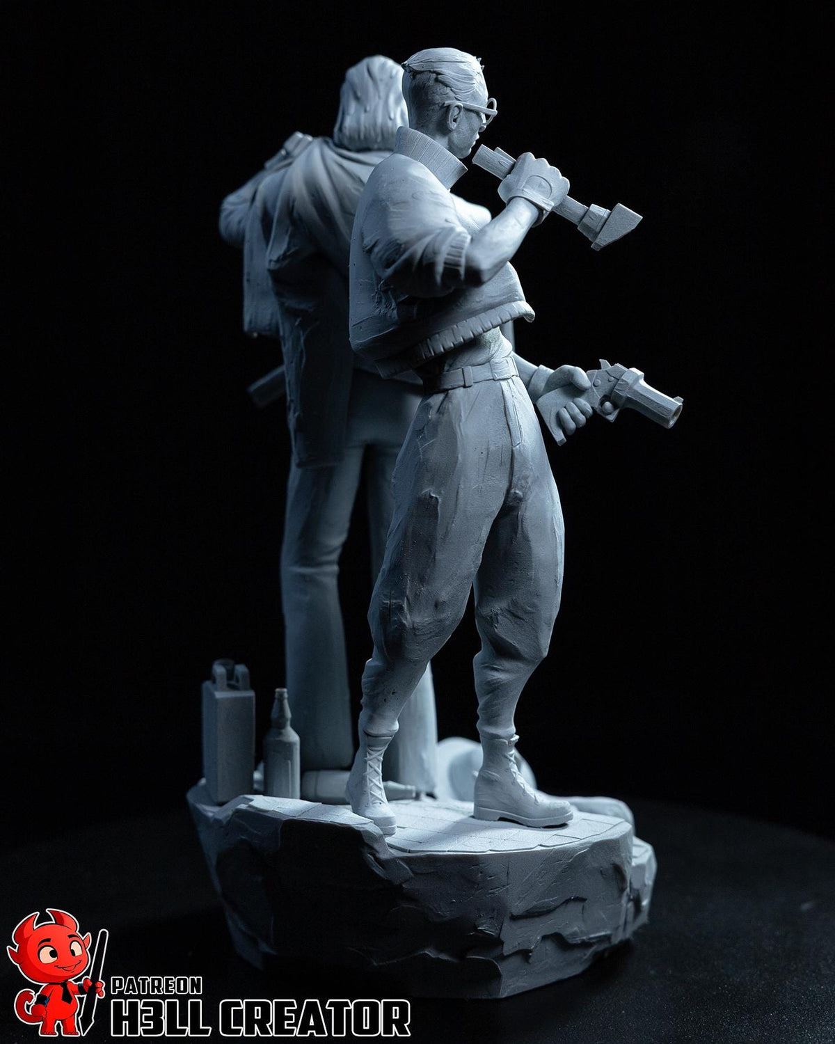 Harry and Kim Disco Elysium Figure - resin miniature view 5