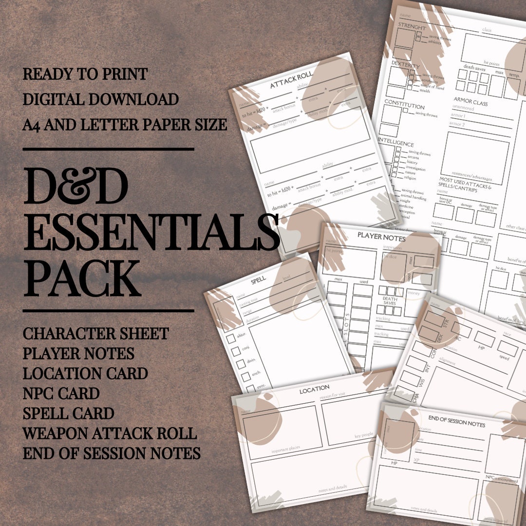 Essentials Pack - digital download preview