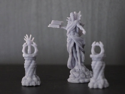 Vecna Miniature - resin tabletop miniature front view