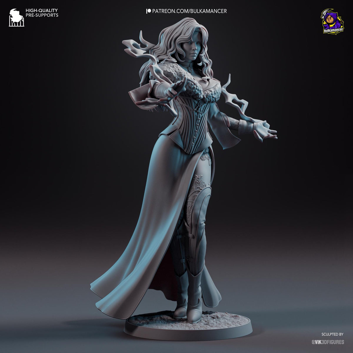 Yennefer The Witcher Figure - resin miniature view 5