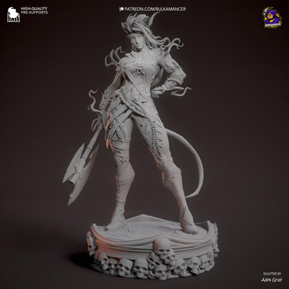 Karlach Figure - Baldur's Gate 3 - paintable tabletop miniature product view