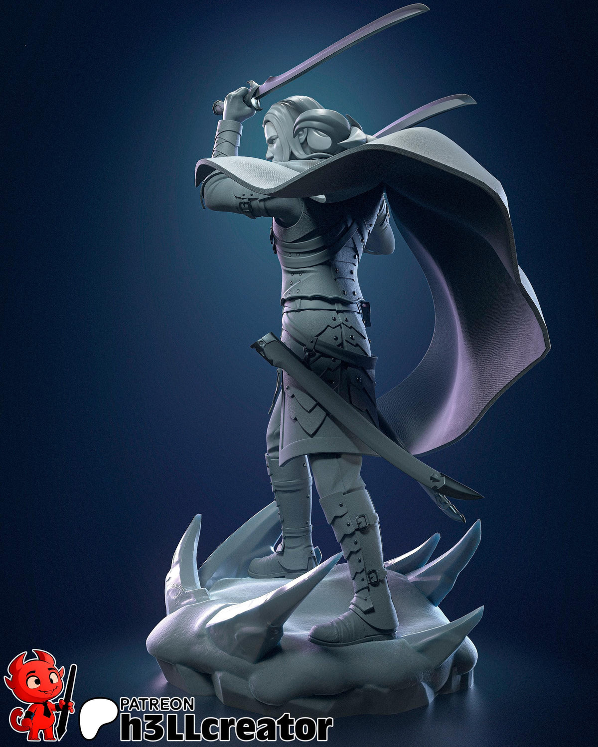 Drizzt Do'Urden Figure - resin miniature view 5